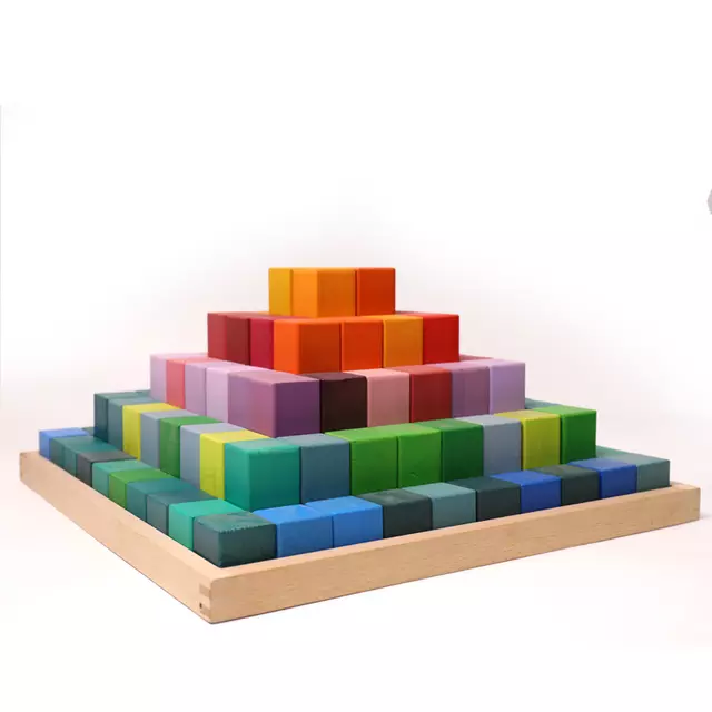 Mama Ge Amour Rainbow Pyramid Blocks