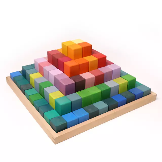 Mama Ge Amour Rainbow Pyramid Blocks